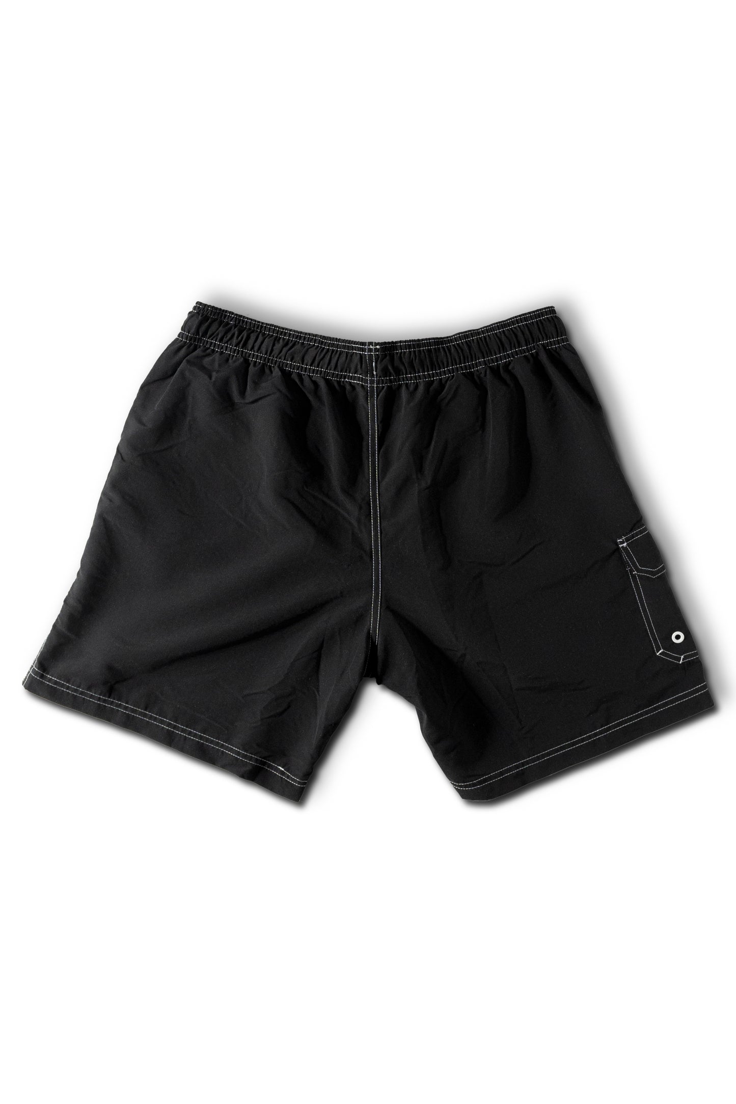 Black Logo Swimming Shorts